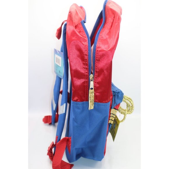 Wonder Woman Kids Backpack With Reflective Safety Strap & Adjustable Padded Stra - Picture 5 of 8